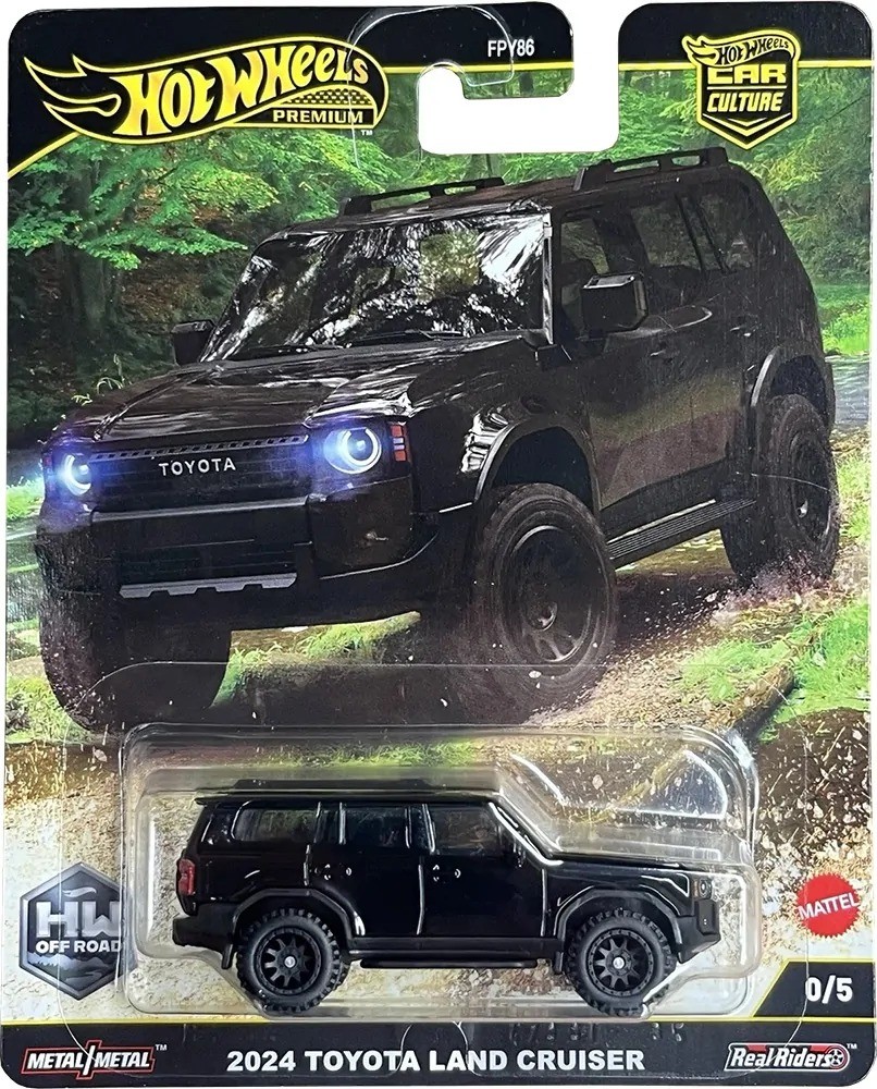 HOT WHEELS JBK75 2024 Toyota Land Cruiser Chase Car 0 5 1 64 HO