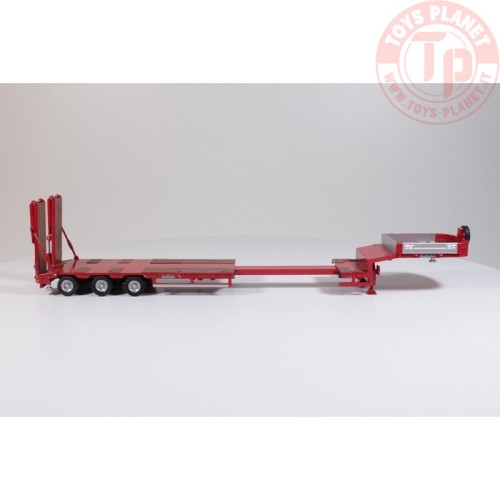 Goldhofer low-loader 3 axle red TEKNO 55012 TEKNO