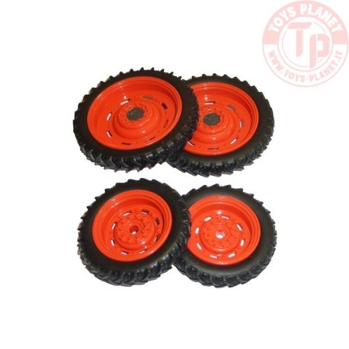 SET COMPLETO RUOTE COLTURA ROSSE 1:32 UH