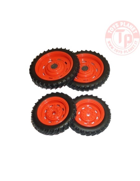 SET COMPLETO RUOTE COLTURA ROSSE 1:32 UH