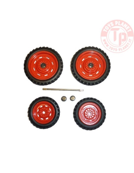 SET COMPLETO RUOTE COLTURA ROSSE 1:32 UH