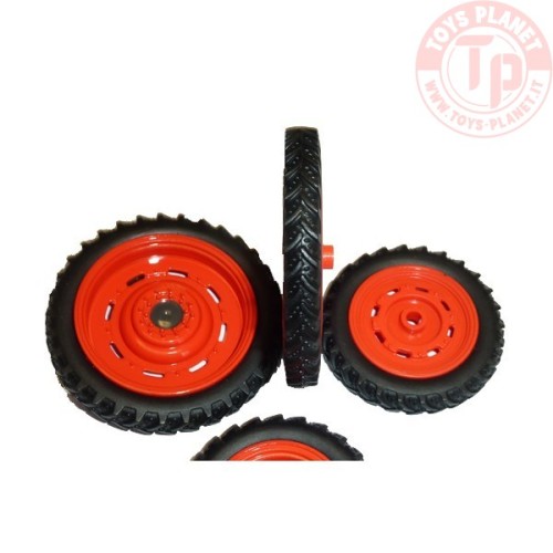 SET COMPLETO RUOTE COLTURA ROSSE 1:32 UH