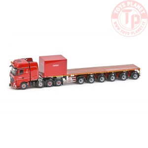MB Actros Gigaspace 8x4 Nooteboom Ballastrailer 6assi + container 527.49.95 IMC MODELS