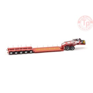 Nooteboom Euro-PX 5 assi + jeep-dolly 2 assi ROSSO 656/10 NZG