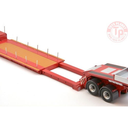 Nooteboom Euro-PX 5 assi + jeep-dolly 2 assi ROSSO 656/10 NZG