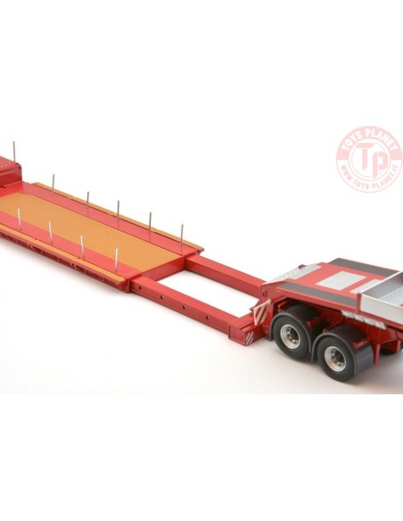 Nooteboom Euro-PX 5 assi + jeep-dolly 2 assi ROSSO 656/10 NZG Nooteboom Euro-PX 5 assi + jeep-dolly 2 assi ROSSO 656/10 NZG