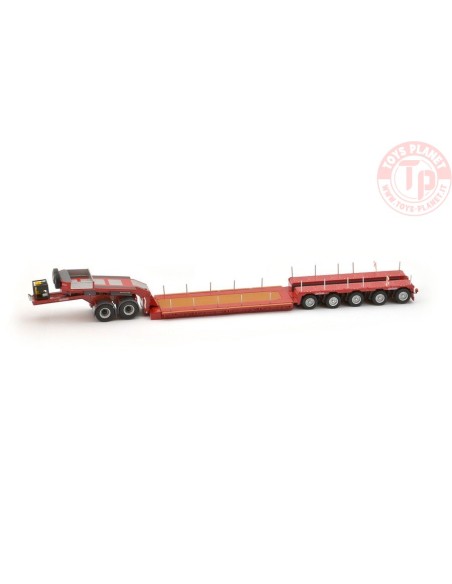 Nooteboom Euro-PX 5 assi + jeep-dolly 2 assi ROSSO 656/10 NZG Nooteboom Euro-PX 5 assi + jeep-dolly 2 assi ROSSO 656/10 NZG