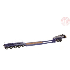 Nooteboom Euro-PX 5 assi + jeep-dolly 2 assi BLU 656/20 NZG