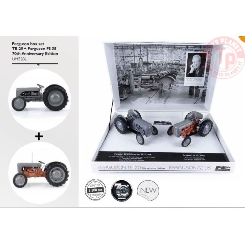 Ferguson te 20 & Ferguson Fe 35 70esimo anniversario UH 5206 UNIVERSAL HOBBIES