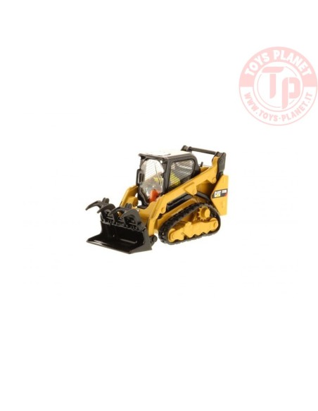 Caterpillar 259D minipala cingolata 3 accessori DM 85526 DIECAST MASTERS