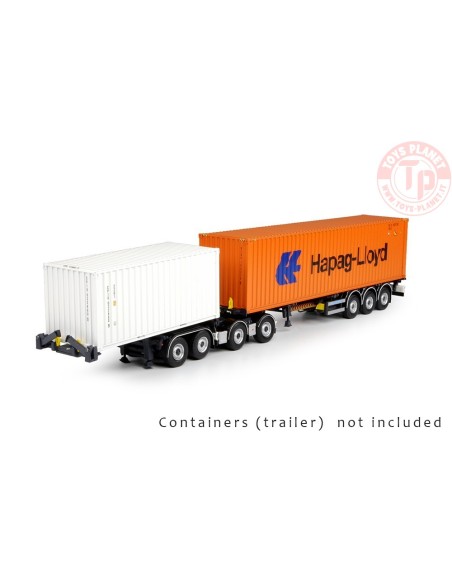 20ft combitrailer with dolly for Road train combi TEKNO 70717 TEKNO