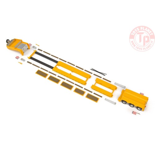 Yellow Serie Goldhofer low loader 3 axle 33-0052 IMC MODELS