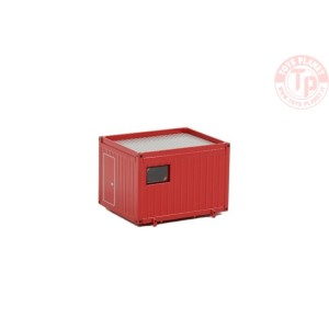 Ballasttrailer Container RED WSI 04-1009 WSI MODELS