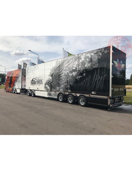 Scania S-serie Highline Swedish combination - Ristimaa Firebird TEKNO 72255 TEKNO Scania S-serie Highline Swedish combination - Ristimaa Firebird TEKNO 72255 TEKNO
