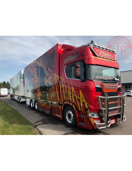 Scania S-serie Highline Swedish combination - Ristimaa Firebird TEKNO 72255 TEKNO Scania S-serie Highline Swedish combination - Ristimaa Firebird TEKNO 72255 TEKNO