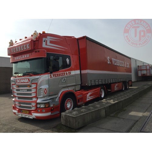 Scania R-serie Topline centinato 3 assi - VERBEEK TEKNO 71529 TEKNO