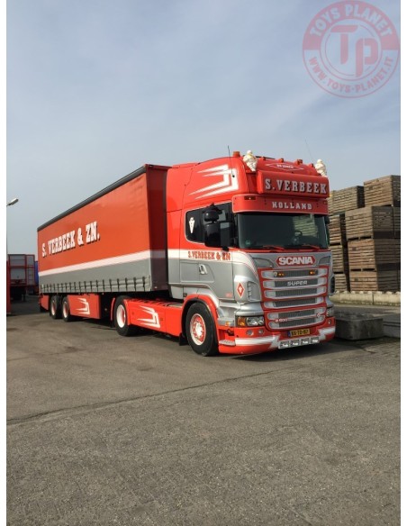 Scania R-serie Topline centinato 3 assi - VERBEEK TEKNO 71529 TEKNO