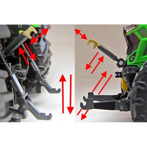 DEUTZ-FAHR 6185 TTV Agrotron WEISE TOYS 1053 WEISE-TOYS