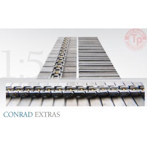 coppia cingoli 13mm tripla costa CONRAD 99820/02 CONRAD