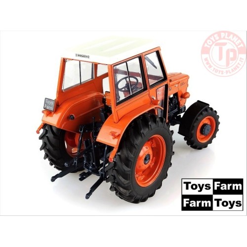 Fiat 850 DT (1969) - 4WD with Orange Cabin - UNIVERSAL HOBBIES UNIVERSAL HOBBIES