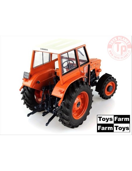 Fiat 850 DT (1969) - 4WD with Orange Cabin - UNIVERSAL HOBBIES UNIVERSAL HOBBIES