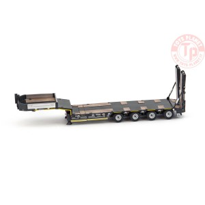 Premium Series Goldhofer 4 axle semi low loader- NERO IMC MODELS 33-0080 IMC MODELS