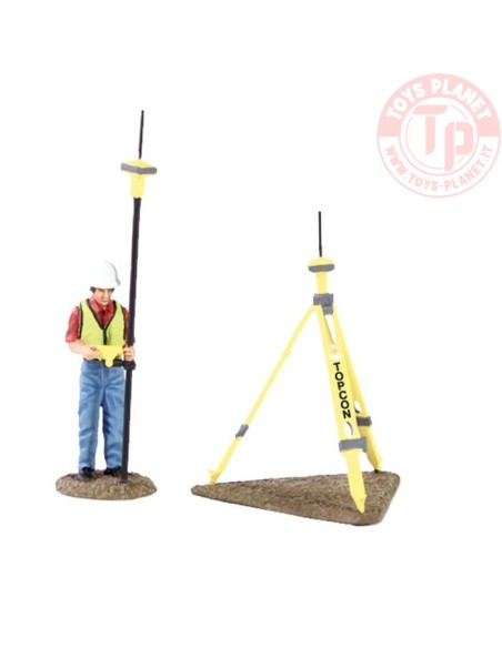 figurino rilevamenti con attrezzatura GPS FIRST GEAR 90-0459 FIRST GEAR