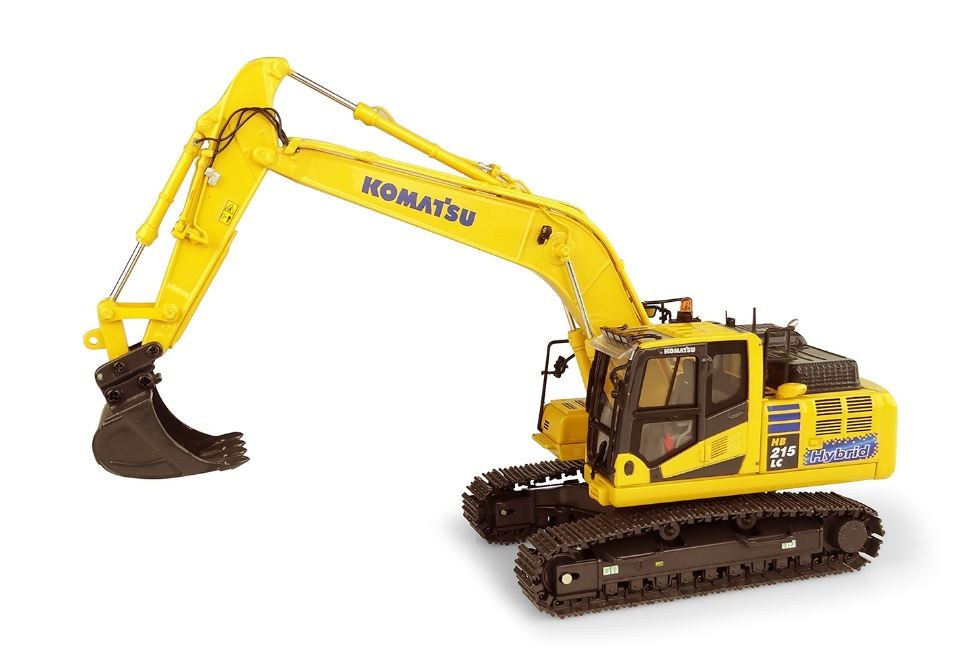 Pelle Komatsu HB215 LC3 Hybrid à l'échelle 1:50 Universal Hobbies