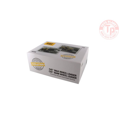 Cat 966A Wheel Loader + Cat 966M Wheel Loader DIECAST MASTER 85558 DIECAST MASTERS