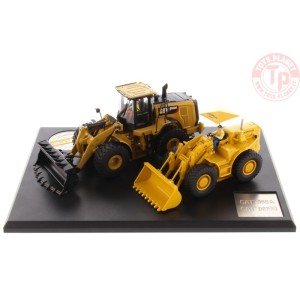 Cat 966A Wheel Loader + Cat 966M Wheel Loader DIECAST MASTER 85558 DIECAST MASTERS