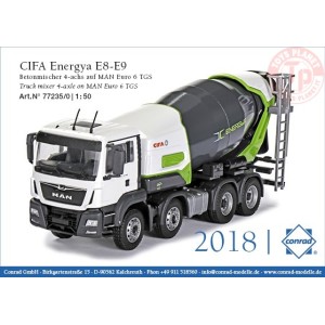 MAN Euro 6 TGS CIFA Energy E8-E9 Truck mixer CONRAD 77235/0 CONRAD