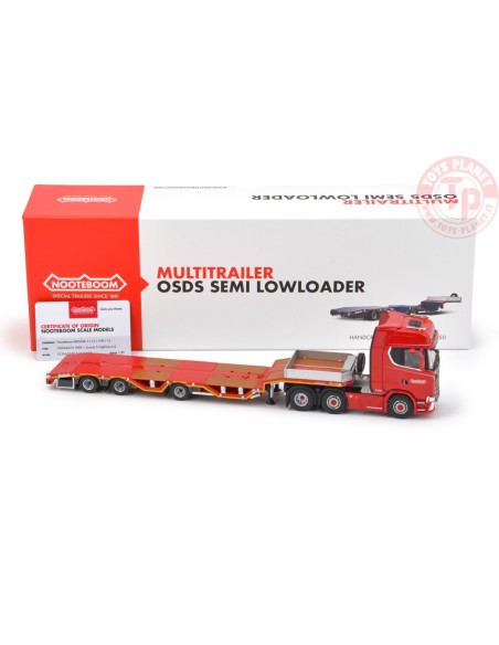 SCANIA S HIGHLINE 6X2 NOOTEBOOM REDLINE SERIES OSDS44-03 WEB SEMI LOWLOADER IMC MODELS 553.06.75 IMC MODELS