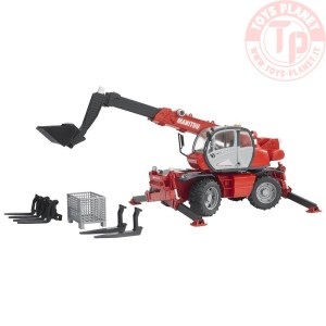 Manitou Mrt 2150 con Braccio Meccanico e Accessori Bruder 02129 BRUDER
