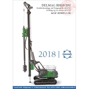 DELMAG RH 18/200 Drilling rig on carrier SR 25 E CONRAD 2515/01 CONRAD
