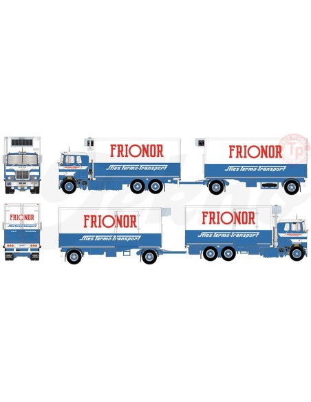 Mack F700 motrice e rimorchio - STIES FRIONOR TEKNO 71415 TEKNO