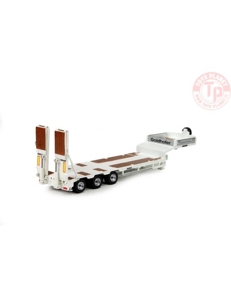 Semirimorchio 3assi Goldhofer con rampe - BIANCO TEKNO 72529 TEKNO