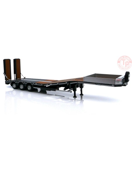 Nooteboom MCOS-48-03EB grigio con pavimento legno MARGE MODELS 1812-02 MARGE MODELS