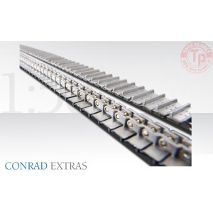 coppia cingoli 13mm singola costa CONRAD 99820/01 CONRAD