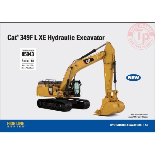 Cat 349F L XE DIECAST MASTERS 85943 DIECAST MASTERS