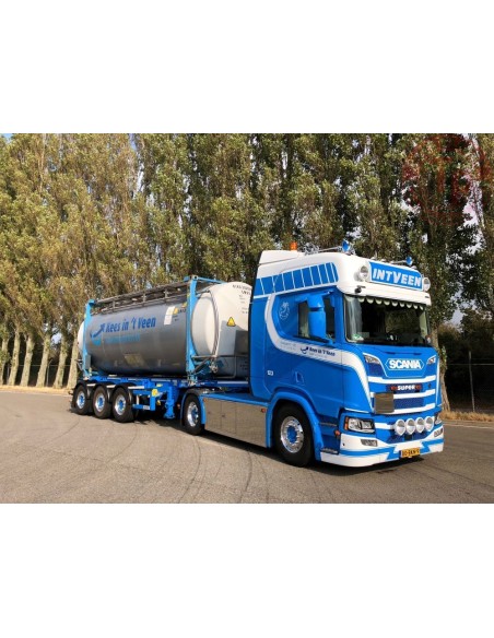 Scania NGS R-serie Highline con cisterna container - Veen, In 't TEKNO 74253 TEKNO