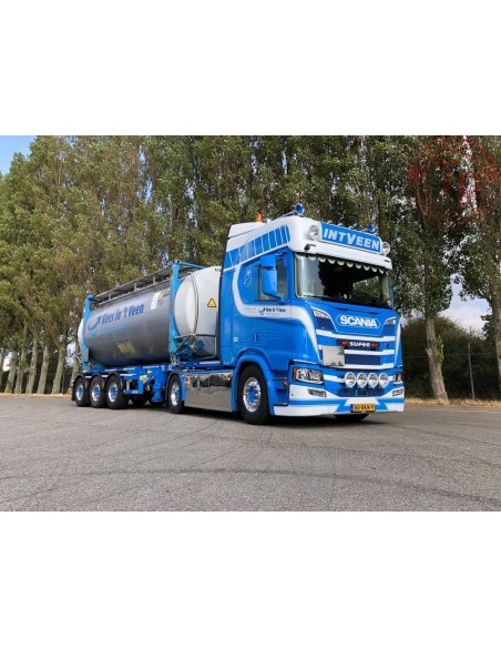 Scania NGS R-serie Highline con cisterna container - Veen, In 't TEKNO 74253 TEKNO Scania NGS R-serie Highline con cisterna container - Veen, In 't TEKNO 74253 TEKNO