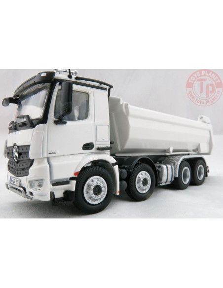 Mercedes Arocs 8x4 bianco con vasca ribaltabile NZG 905/40 NZG