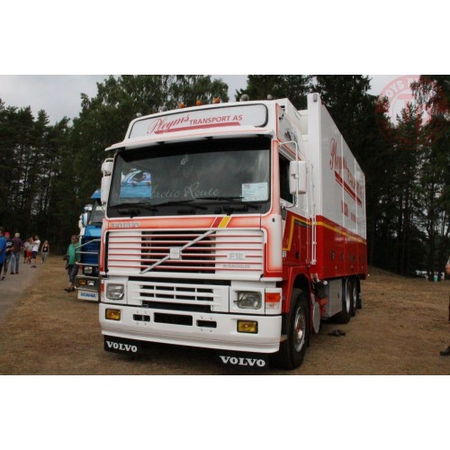 Volvo F12 Globetrotter rigid truck with trailer - Pleyms TEKNO 71493 TEKNO