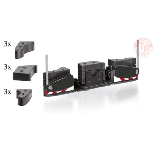 AGRIbumper Weight Line 400-2000 NERO WIKING 77844 WIKING