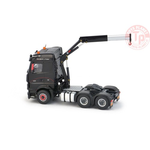 Mercedes Arocs 'Black Star' StreamSpace 6x4 con gru HIAB IMC MODELS 33-0096 IMC MODELS