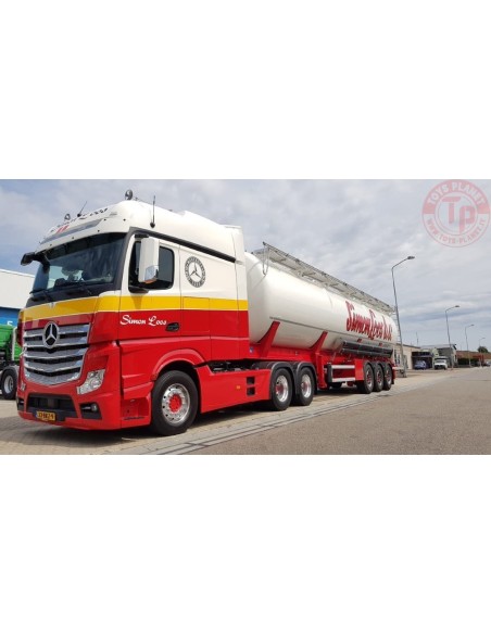Mercedes Actros with zamac silo trailer - Special Edition 1000th Mercedes-Benz for Simon Loos - TEKNO 73488 TEKNO