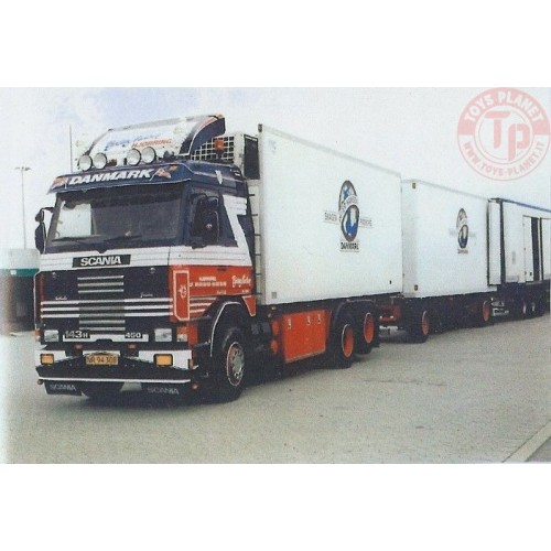 Scania 2-serie motorwagen met 2-assige aanhanger - Nielsen, Bjarne TEKNO 73875 TEKNO