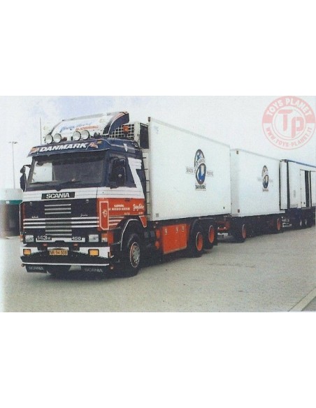 Scania 2-serie motorwagen met 2-assige aanhanger - Nielsen, Bjarne TEKNO 73875 TEKNO Scania 2-serie motorwagen met 2-assige aanhanger - Nielsen, Bjarne TEKNO 73875 TEKNO