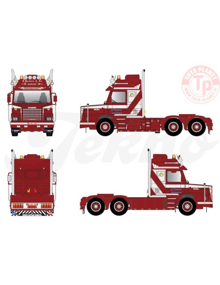 Scania Torpedo 3-serie 6x2 - Peeters TEKNO 74311 TEKNO Scania Torpedo 3-serie 6x2 - Peeters TEKNO 74311 TEKNO