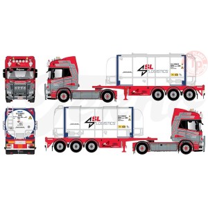 Scania NGS R-serie Highline with Swap tankcontainer - SL Logistics TEKNO 74875 TEKNO